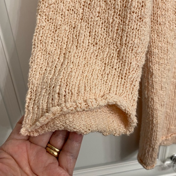 J.Jill  Women's XL Soft Pink Knit Scoop Neck Sweater - Picture 4 of 12